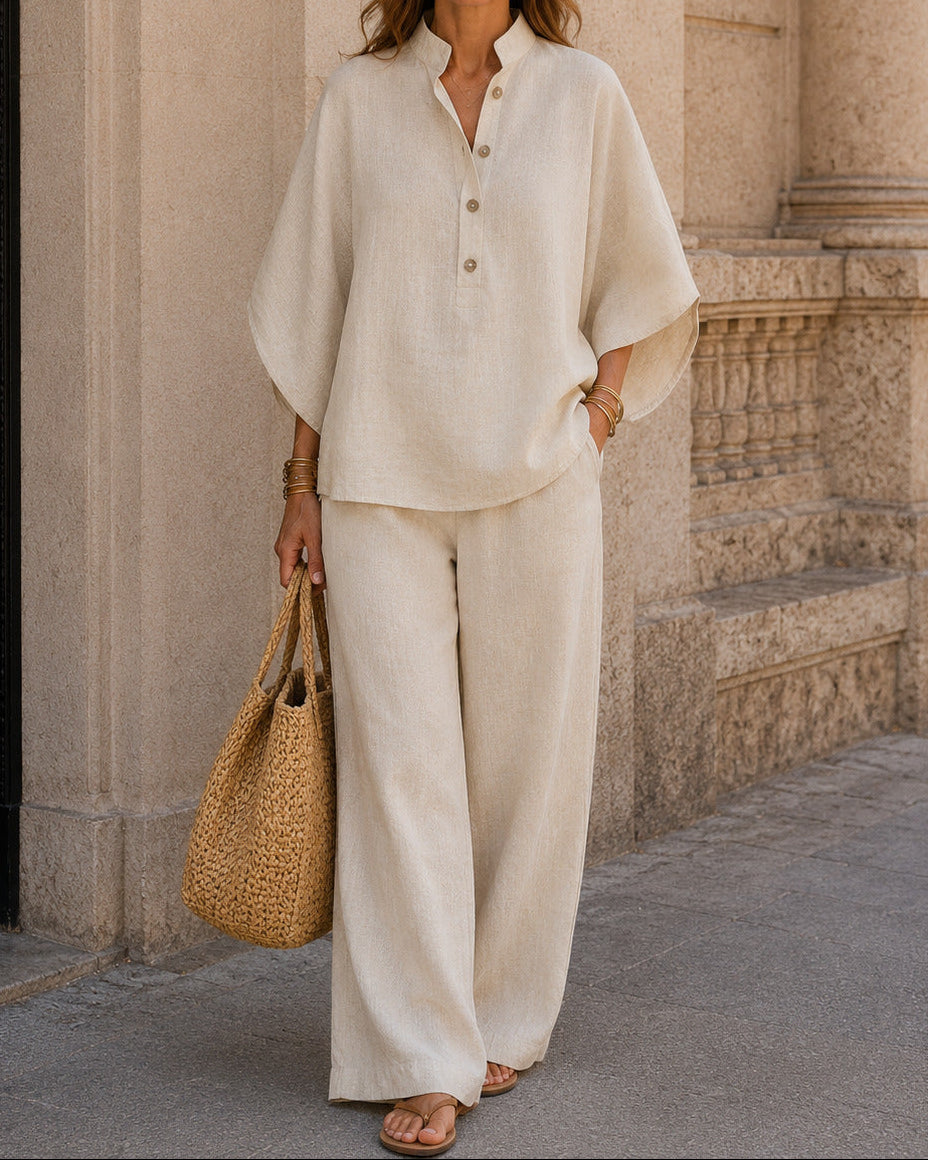 MARIBEL™ | CONJUNTO FLUIDO DE EFECTO LINO