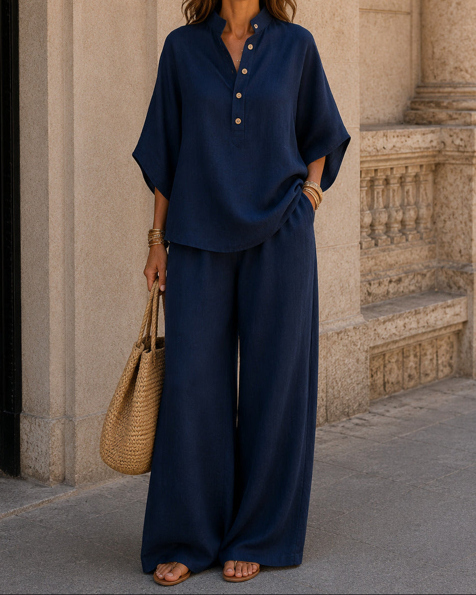 MARIBEL™ | CONJUNTO FLUIDO DE EFECTO LINO