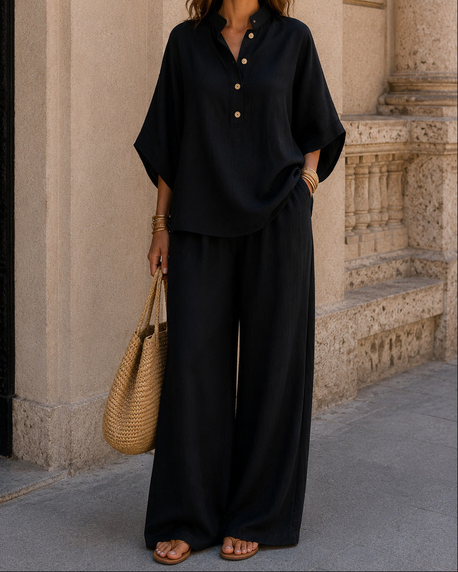 MARIBEL™ | CONJUNTO FLUIDO DE EFECTO LINO