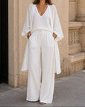 CARMELA™ | CONJUNTO DE TRES PIEZAS CON PANTALÓN FLUIDO
